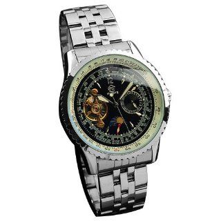 FUYATE Men's Hand Wind Mechanical Wristwatch: Watches
