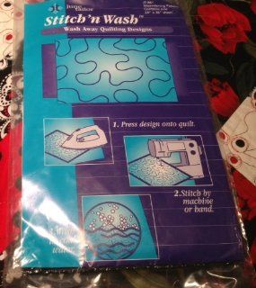 June Tailor   Stitch 'n Wash   Wash Away Quilting Designs   Meandering Pattern   Contains ONE 24" x 36" Sheet   Item #JT 881 : Other Products : Everything Else