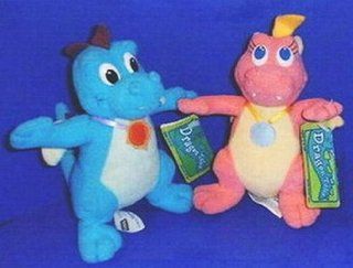 DRAGON TALES Set of 2 1999 Plush ORD & CASSIE (New With Tags) Toys & Games
