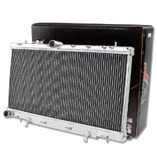 DPT, DPT J2 062, J2 Engineering Overall Size 28" x 17" x 2.25" Two Dual Row Core Full Aluminum Racing Radiator Manual Transmission Only: Automotive