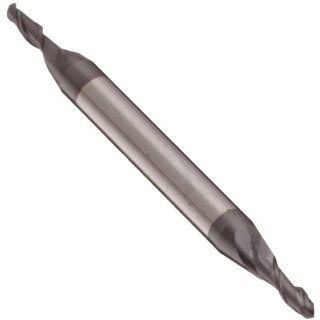 Niagara Cutter 88845 High Speed Steel (HSS) Ball Nose End Mill, Double End, Inch, TiCN Finish, Roughing and Finishing Cut, 35 Degree Helix, 2 Flutes, 2.25" Overall Length, 0.063" Cutting Diameter, 0.188" Shank Diameter: Industrial & Scie