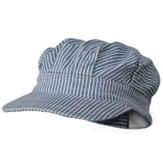 Conductor's Cap Light Blue Stripe W32S35C Clothing