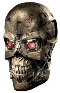 Terminator Salvation Movie T600 Deluxe Overhead Latex Mask: Clothing