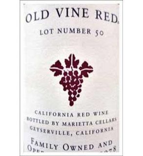 Marietta Cellars Old Vine Red Lot Number 56 750ML: Wine
