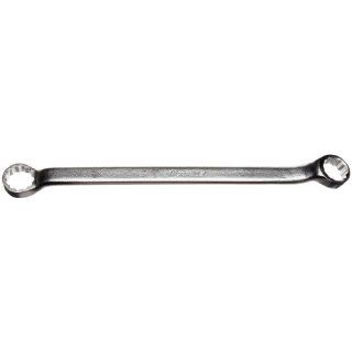 Martin 8725 Forged Alloy Steel 7/16" x 1/2" Opening Double Offset 45 Degree Long Pattern Box Wrench, 12 Points, 7 3/4" Overall Length, Chrome Finish: Box End Wrenches: Industrial & Scientific