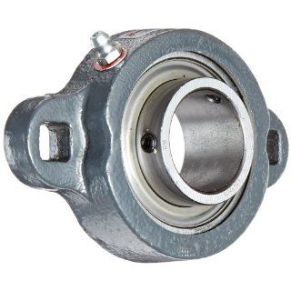 Browning VF2S 120SM Intermediate Duty Flange Unit, 2 Bolt, Setscrew Lock, Regreasable, Contact and Flinger Seal, Ductile Iron, Inch, 1 1/2" Bore, 3 9/16" Bolt Hole Spacing Width, 4 7/16" Overall Width: Flange Block Bearings: Industrial &