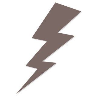 Lightning Bolt Tanning Stickers 100 Pack : Sunscreens And Tanning Products : Beauty