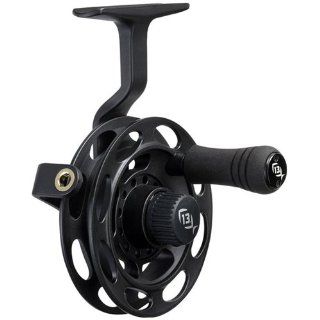 13 FISHING BLACK BETTY ICE FISHING REEL STRAIGHT LINE JIGGING NOW POSSIBLE : Spinning Fishing Reels : Sports & Outdoors