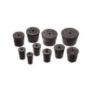 Rubber Stoppers: One Hole: Per Pound: Size 7 (~13 Per LB.): Science Lab Rubber Stoppers: Industrial & Scientific