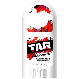 Tag Invisible Solid Anti perspirant, Make Moves, 2.7 Ounce Bottle (Pack of 4): Health & Personal Care