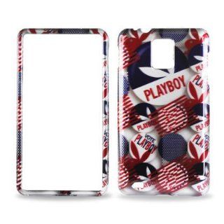 Playboy Bunny USA Flag Colors Samsung Infuse 4G I997 Snap on Cell Phone Case + Microfiber Bag: Cell Phones & Accessories
