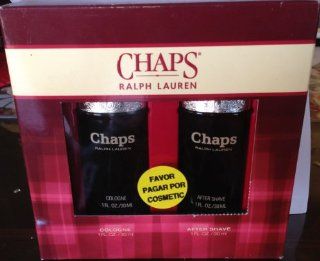 Chaps By Ralph Lauren 2 Pc SET with 1. Oz Cologne Splash and 1. Oz After Shave : Aftershave : Beauty