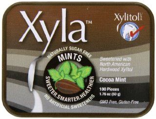 Ricochet Mints with Xylitol, Cocoa Mint, 100 Count Mints (Pack of 6) : Candy Mints : Grocery & Gourmet Food