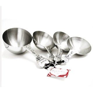 Ganz 4 Piece Stainless Steel Measuring Cups Set, Grapes: Measuring Spoons: Kitchen & Dining