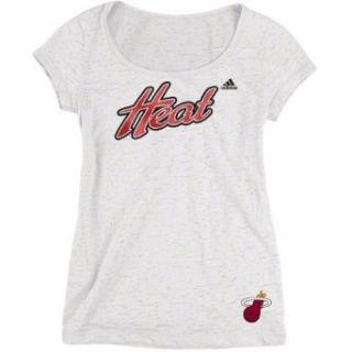 NBA Women's Miami Heat Team Script Tee Shirt (White, Small) : Sports Fan T Shirts : Clothing
