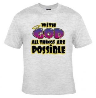 With God/Possible Youth T Shirt: Clothing