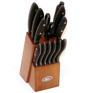 Oster Huxford 14 piece Stainless Steel Knife Block Set Block Sets