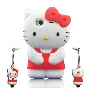 I Need's 3d Hello Kitty Hybrid Silicone Case Cover for HTC Sensation G14 Tmobile with 3D Hello Kitty Stylus Pen   Red red Cell Phones & Accessories