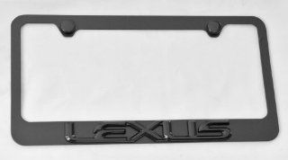 Lexus 3d Letter Steel License Plate Frame Black New 
