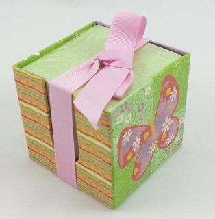Green Butterfly Post It Notes Paper Gifts Birthday Present Idea 700 Sheets 1 PC: Toys & Games