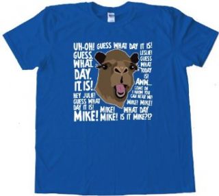 Hump Day! Geico Camel   Tee Shirt Anvil Softstyle Royal Blue (XXL): Clothing