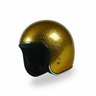 TORC (T50 Route 66) 3/4 Helmet with 'Super Flake' Graphic (Gold, Medium): Automotive