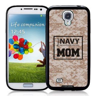 Proud Navy Mom 3 Camo   Protective Designer BLACK Case   Fits Samsung Galaxy S4 i9500: Cell Phones & Accessories