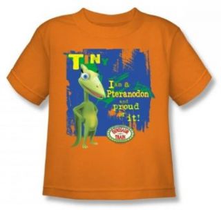 Dinosaur Train   Proud Tiny Juvee T Shirt In Orange, Size: 7, Color: Orange: Clothing