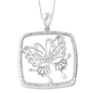 Sterling Silver I am Proud of You Sentimental Expressions Necklace: Jewelry
