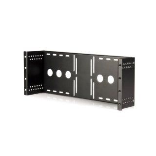 StarTech Universal VESA LCD Monitor Mounting Bracket for 19 Inch Rack or Cabinet RKLCDBK (Black): Electronics
