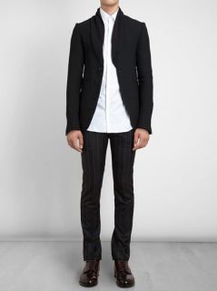 Rick Owens Tailored Jacket With Scarf Lapels   Browns