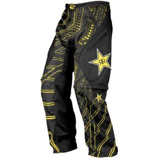 MSR Racing Rockstar OTB Men's Off Road Motorcycle Pants   Black/Yellow / Size 34: Automotive