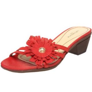 Liz Claiborne Women's Erlina Slide, Red, 10 M US: Sandals: Shoes