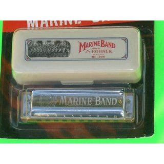Hohner Marine Band Harmonica, Key of C: Musical Instruments