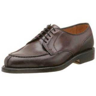 Allen Edmonds Men's Bradley Shell Cordovan Split Toe Oxford,Burgundy w/ Combo Heel,10 B: Shoes