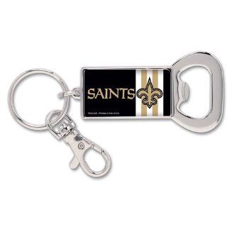 New Orleans Saints Official NFL 2" Bottle Opener Keychain Key Ring by Wincraft : Sports Related Key Chains : Sports & Outdoors