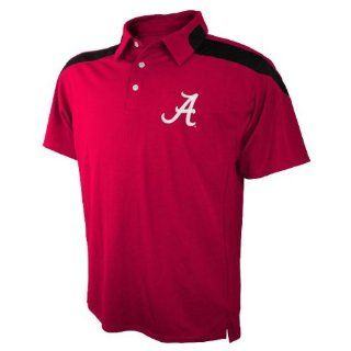 Alabama Embroidered Logo Polyester Polo Shirt   Medium : Sports Related Merchandise : Sports & Outdoors