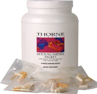 THORNE RESEARCH   Detox Nutrients Packet Liver Cleanse 30 Count: Health & Personal Care