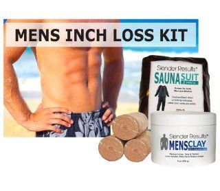 SLENDER RESULTS Mens Inch Loss Body Wrap Kit: Beauty