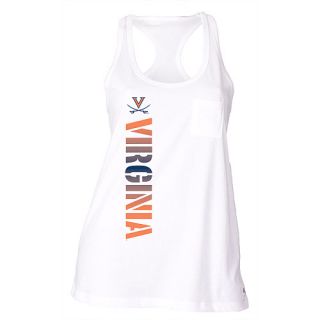 SOFFE Womens Virginia Cavaliers Pocket Racerback Tank Top   Size: Small, White