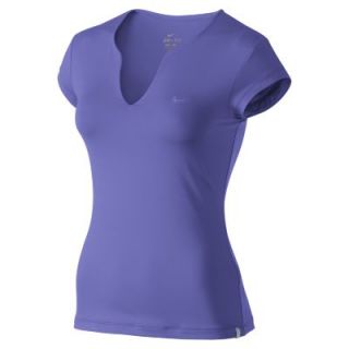 Nike Pure Womens Tennis Top   Purple Haze