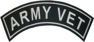 Military & Saying Rocker Patches (ARMY VET) Top Rocker: Automotive