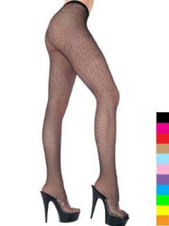 Seamless See Through Fishnet Pantyhose   ONE SIZE: Hosiery: Clothing