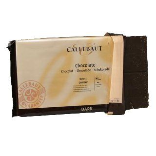 Callebaut Chocolate Block Semisweet 53.8% cocoa 5 kilo / 11 lbs : Baking Chocolates : Grocery & Gourmet Food