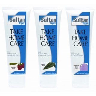 Sultan Topex Fluoride BERRY Take Home Care: 0.4% Stannous Fluoride Gel: Health & Personal Care