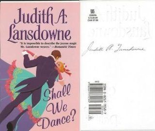 JUDITH LANDSDOWNE SIGNED SHALL WE DANCE PROMO CARD at 's Sports Collectibles Store