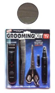 Best Men's Grooming Kit 6 Piece Includes Mens Hair Trimmer, Mens Nose Ear Trimmer & 10x Magnifying Mirror As Seen on TV: Health & Personal Care