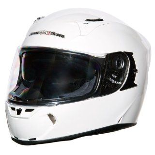 SEVEN ZERO SEVEN Vendetta 3 Solid Full Face Motorcycle Helmet   2XL, White: Automotive