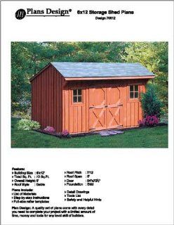 6' X 12' Saltbox Storage Shed/playhouse Plans  Design #70612 : Saltbox House : Patio, Lawn & Garden