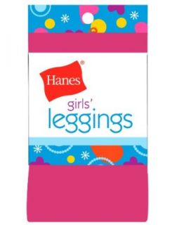 Hanes Girl's Leggings 1 Pair Black S (4 6X) Hanes Girl's Leggings 1 Pair: Clothing